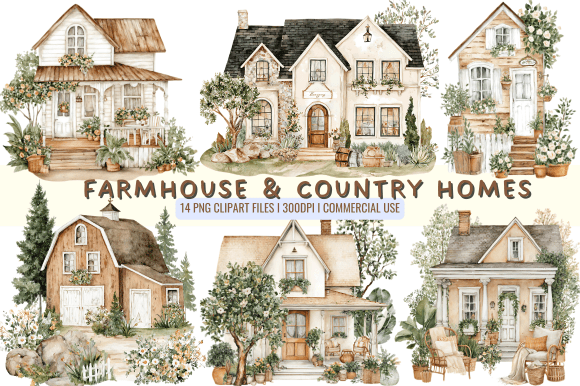 Farmhouse Graphics for Modern Branding