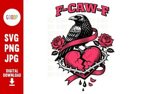 Raven Broken Heart Tattoo Rose PNG
