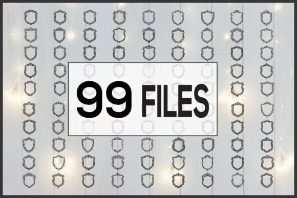 Vintage Shield Frame Graphics Freebies
