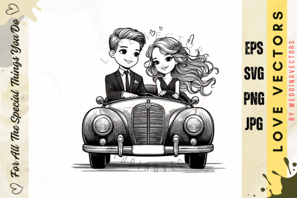 Weddingvectors Graphics for Editorial and Web Design