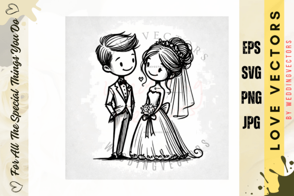 Weddingvectors Graphics for Editorial and Web Design